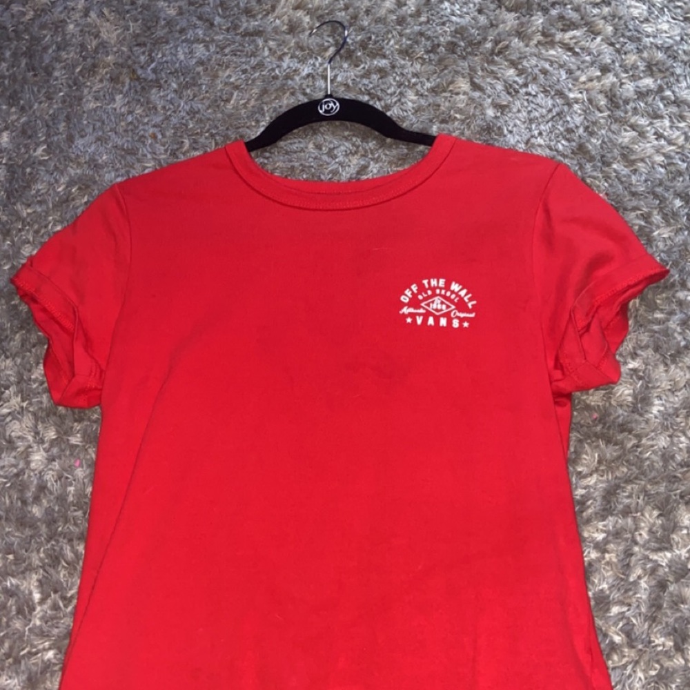 Red vans t-shirt